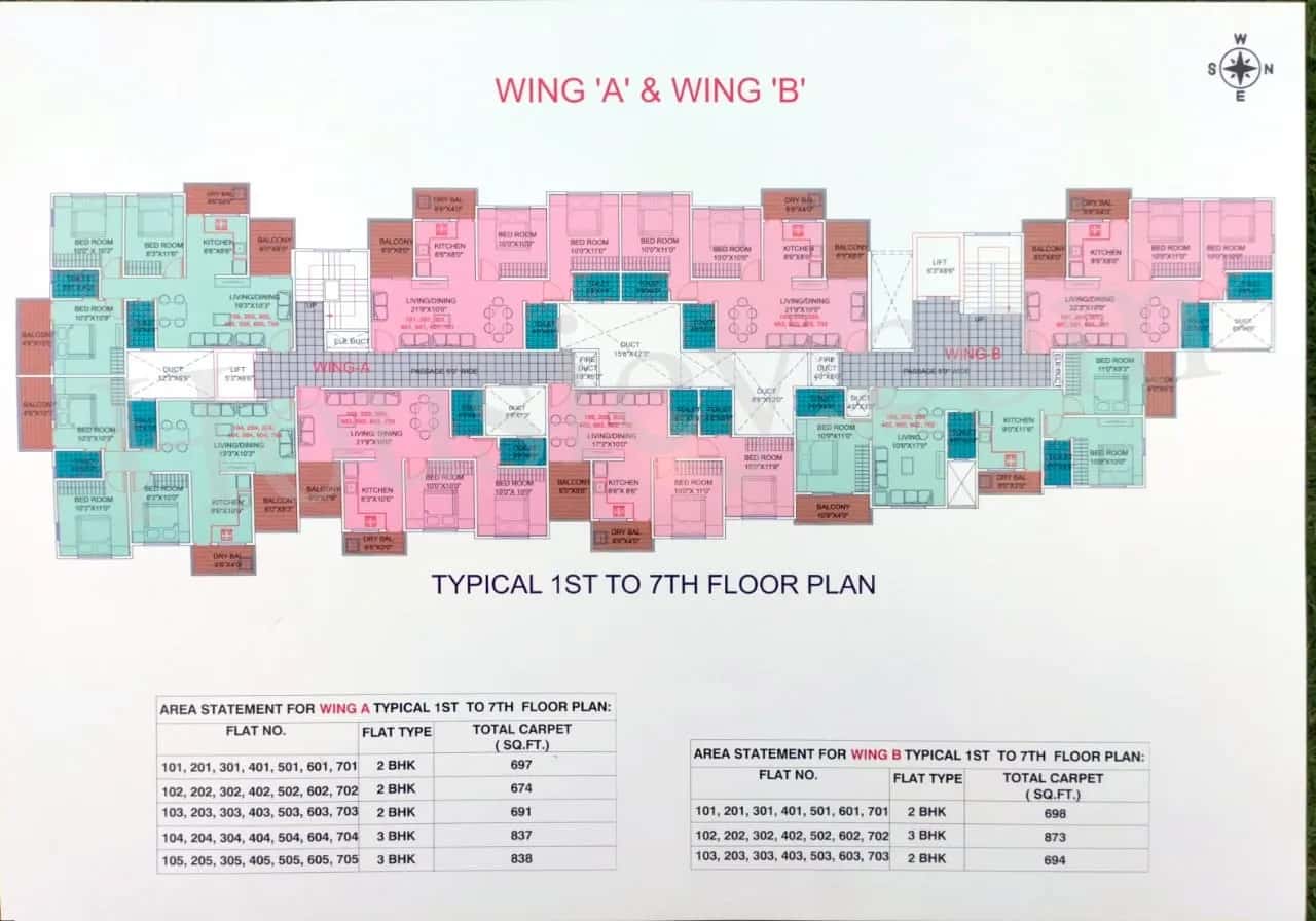 Gandharv Mithila Floor plan 1
