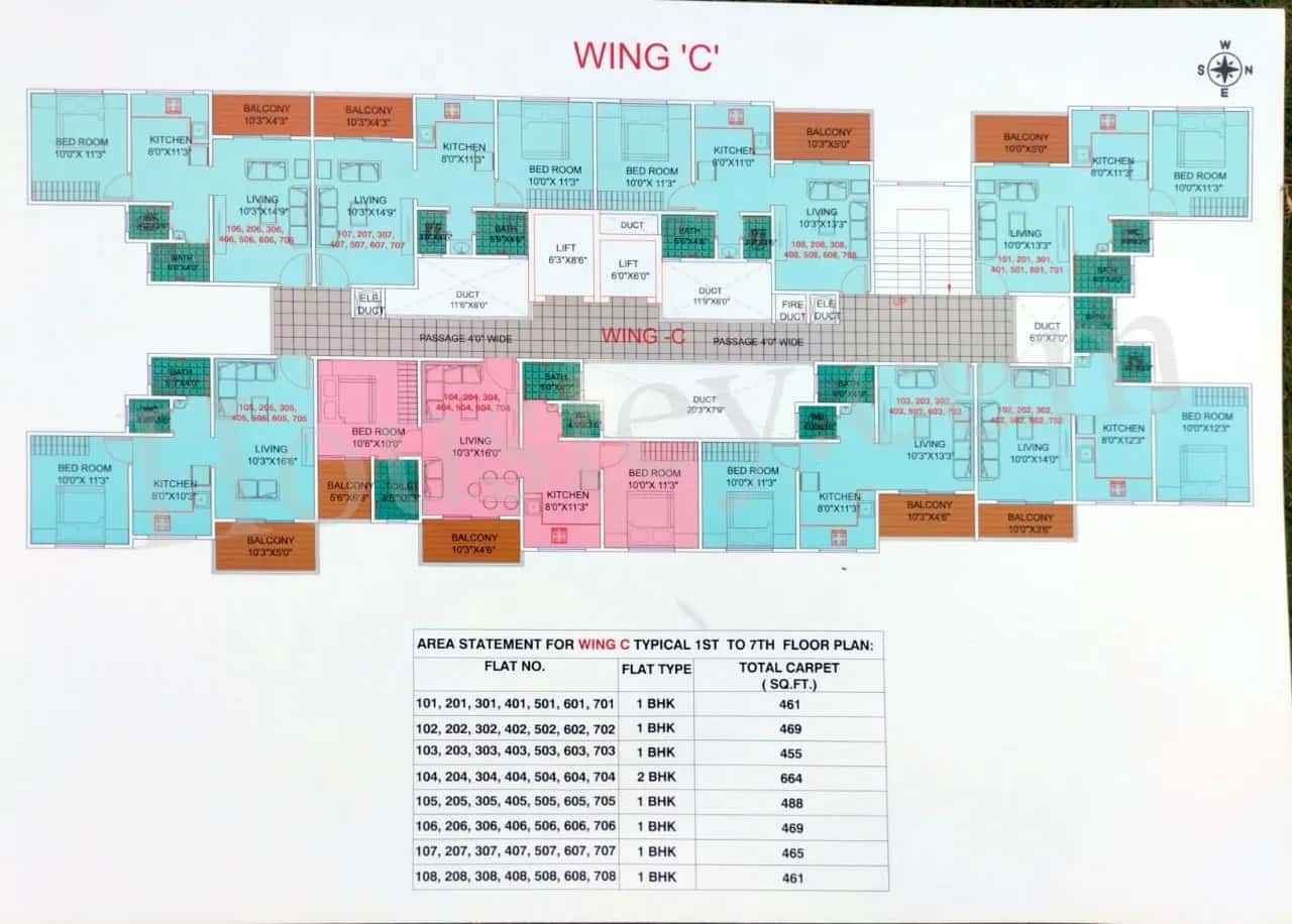 Gandharv Mithila Floor plan 2