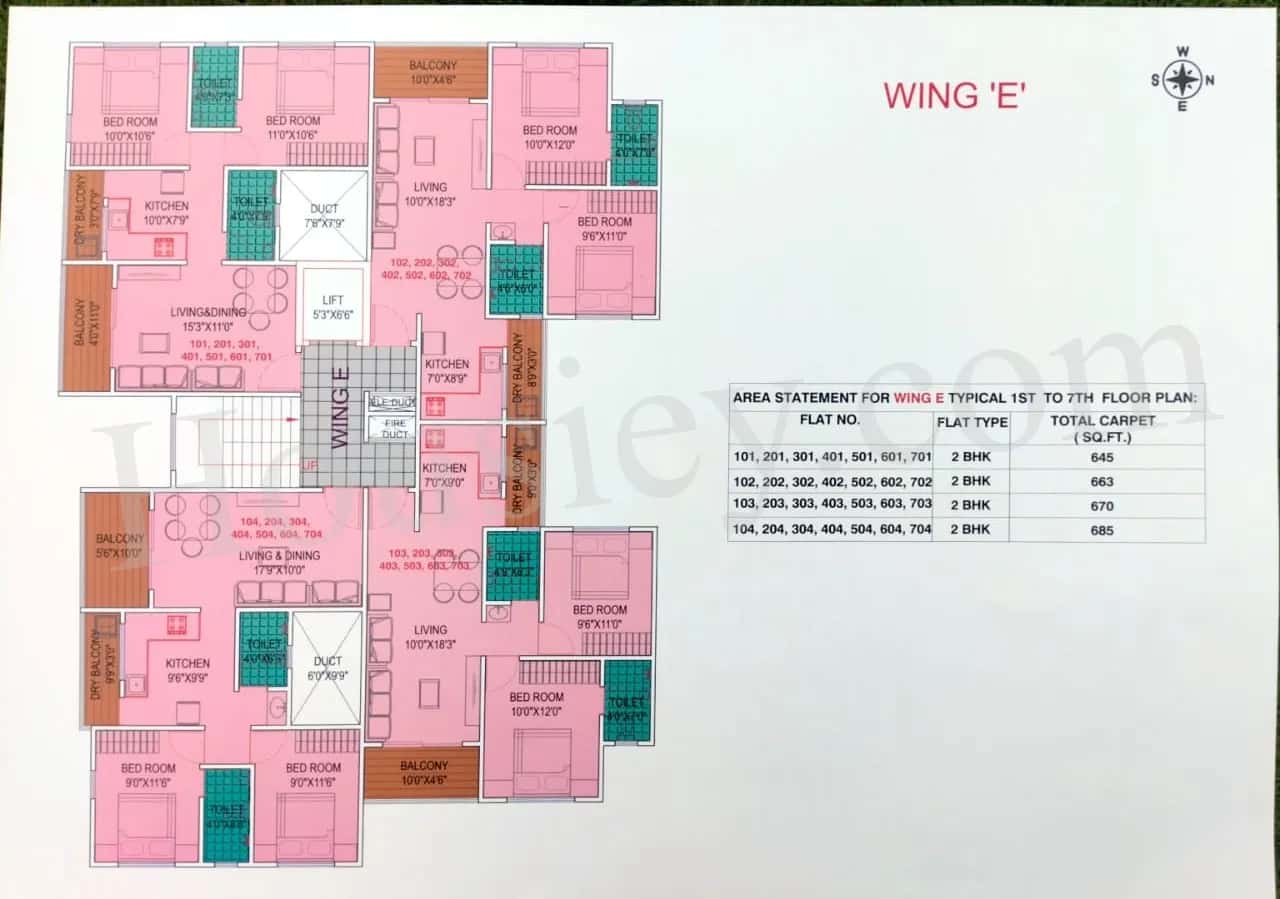 Gandharv Mithila Floor plan 4
