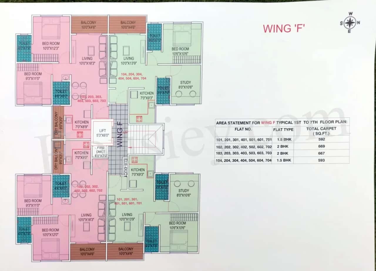 Gandharv Mithila Floor plan 6