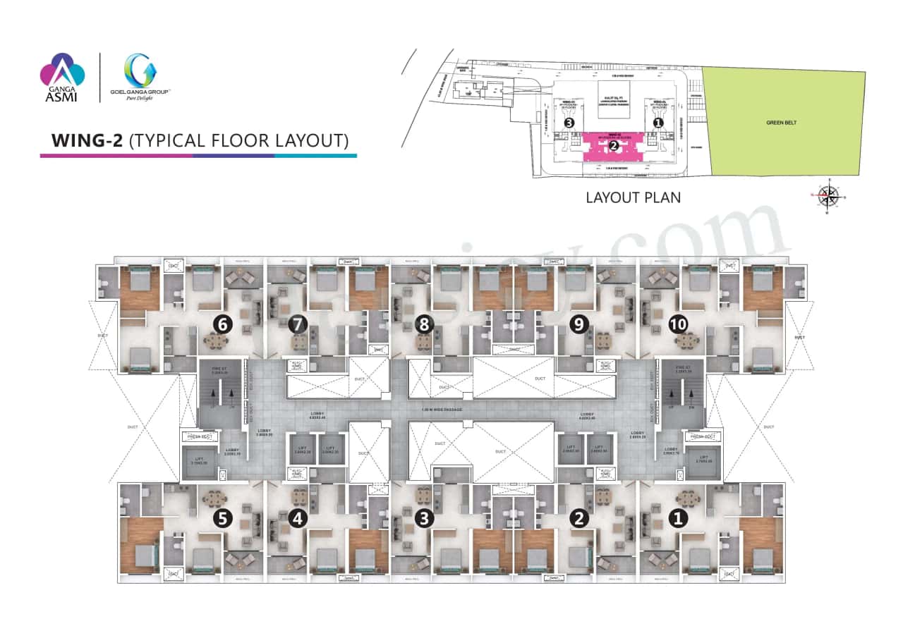 Ganga Asmi Floor plan 1