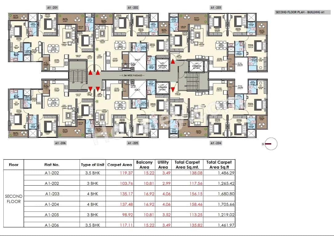Ganga Avanta Floor plan 4