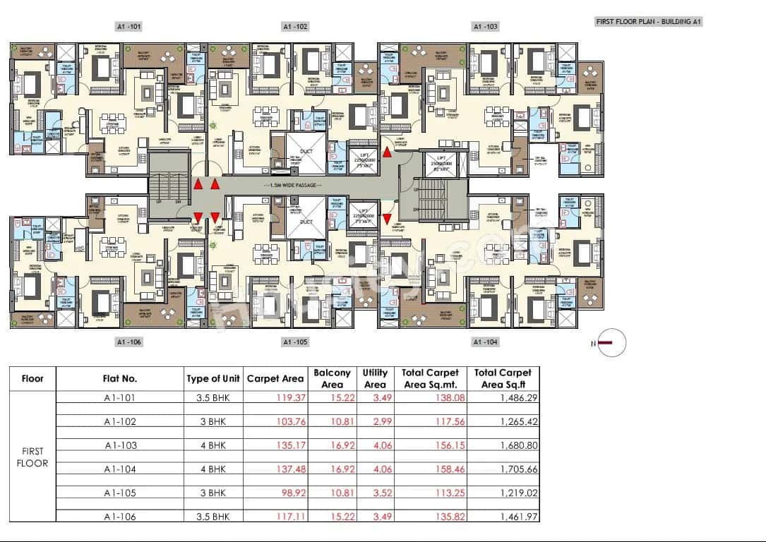 Ganga Avanta Floor plan 5