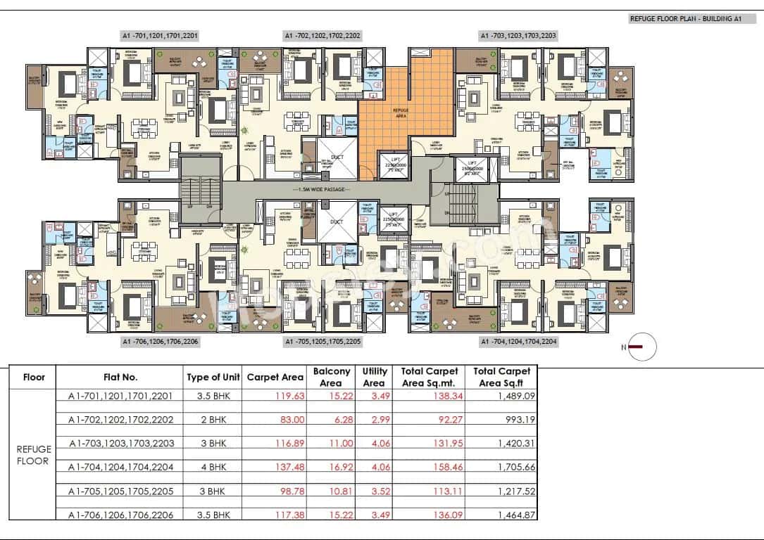 Ganga Avanta Floor plan 7