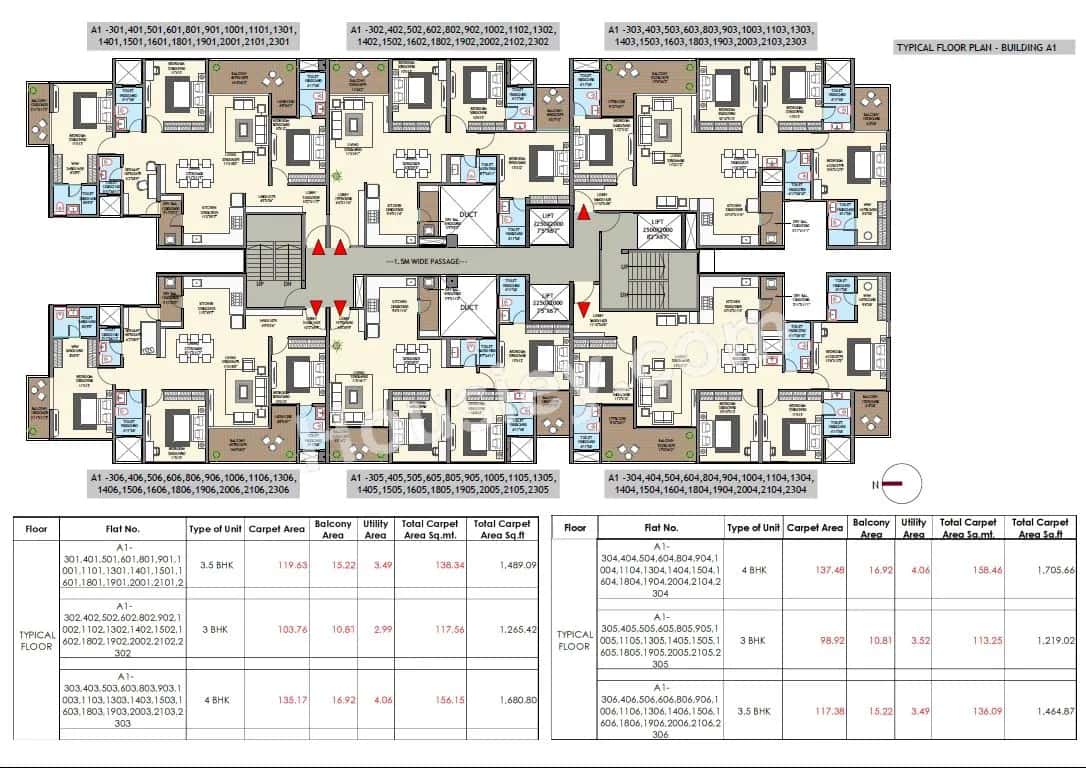 Ganga Avanta Floor plan 6