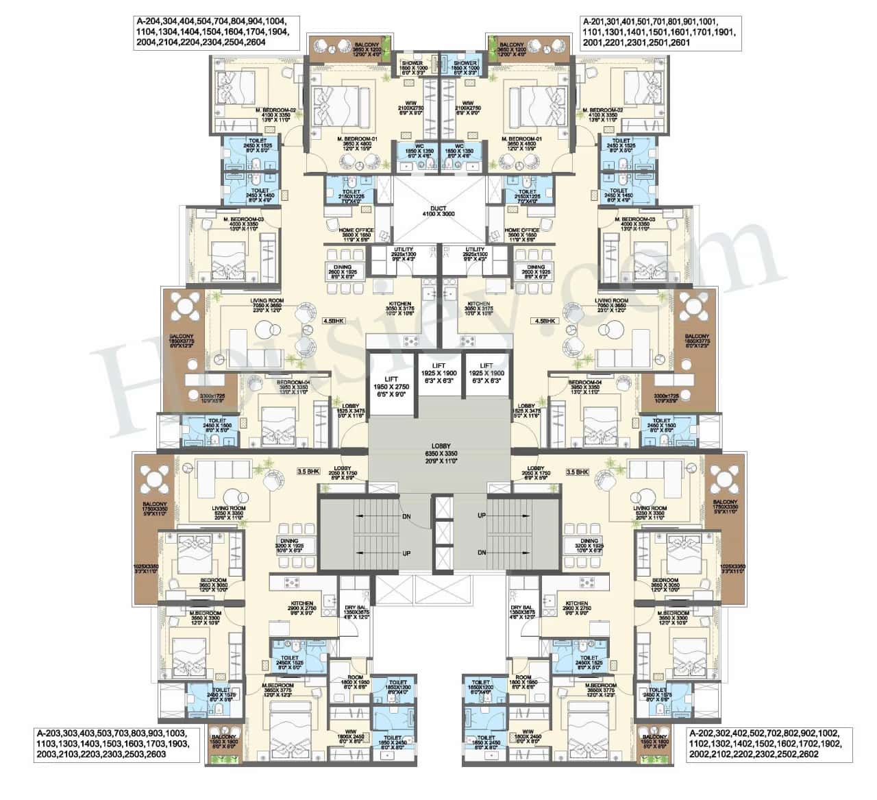 Ganga Platinum Floor plan 1