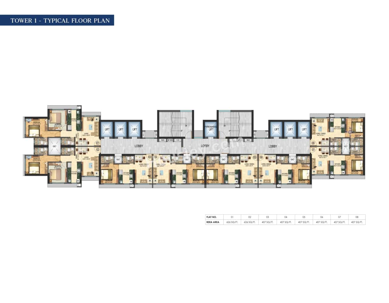 Gauri Mumbai Million Floor plan 2