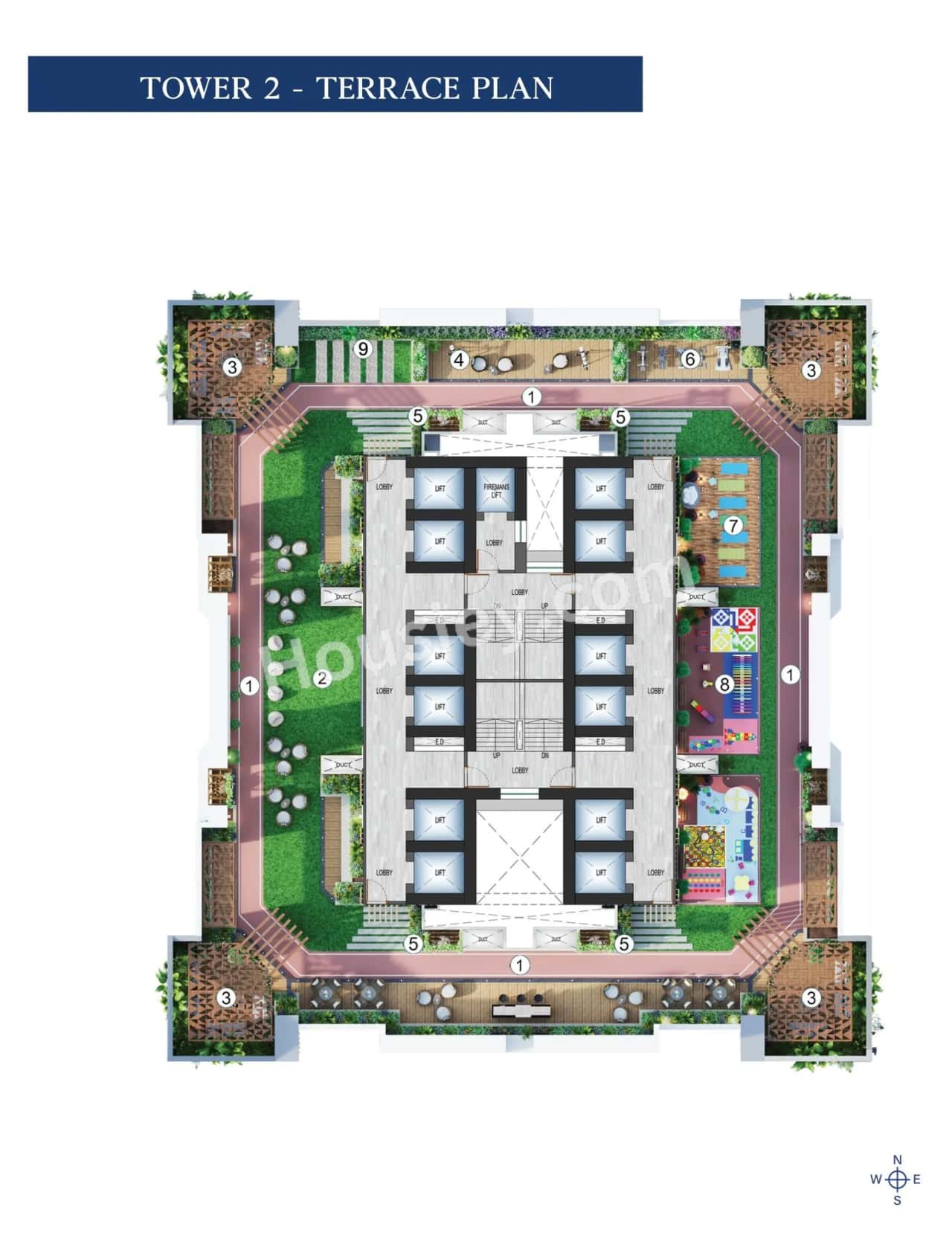Gauri Mumbai Million Floor plan 4