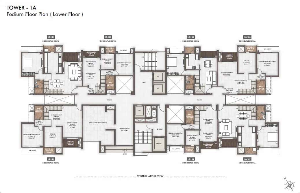 Gera Island of Joy Floor plan 1