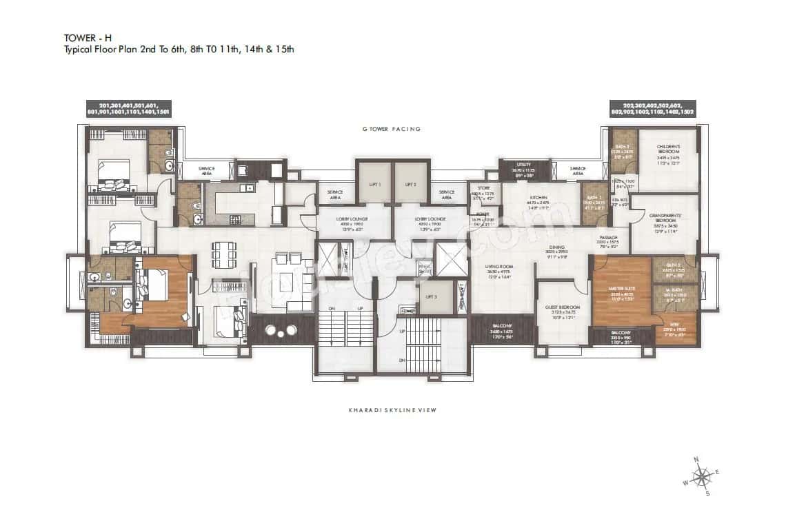 Gera World Of Joy Phase 2 Floor plan 3