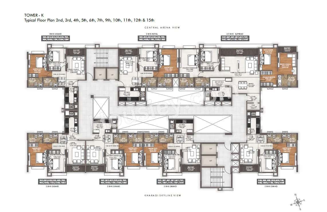 Gera World Of Joy Phase 2 Floor plan 9