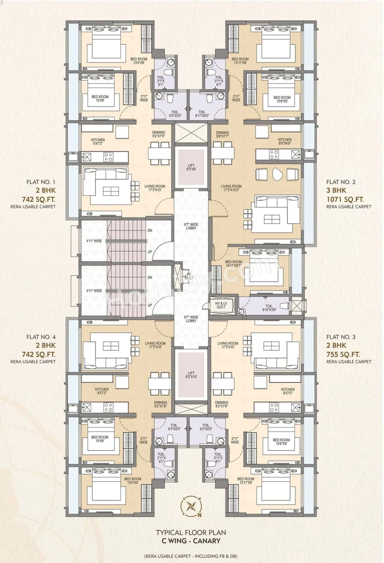 Ghanshyam Canary Floor plan 2