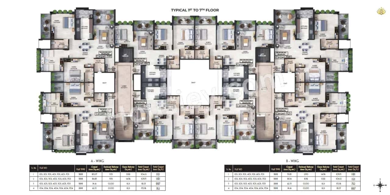 Glorious Tathastu Floor Plan