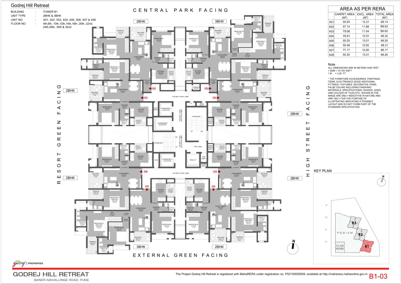 Godrej Hill Retreat Floor plan 1