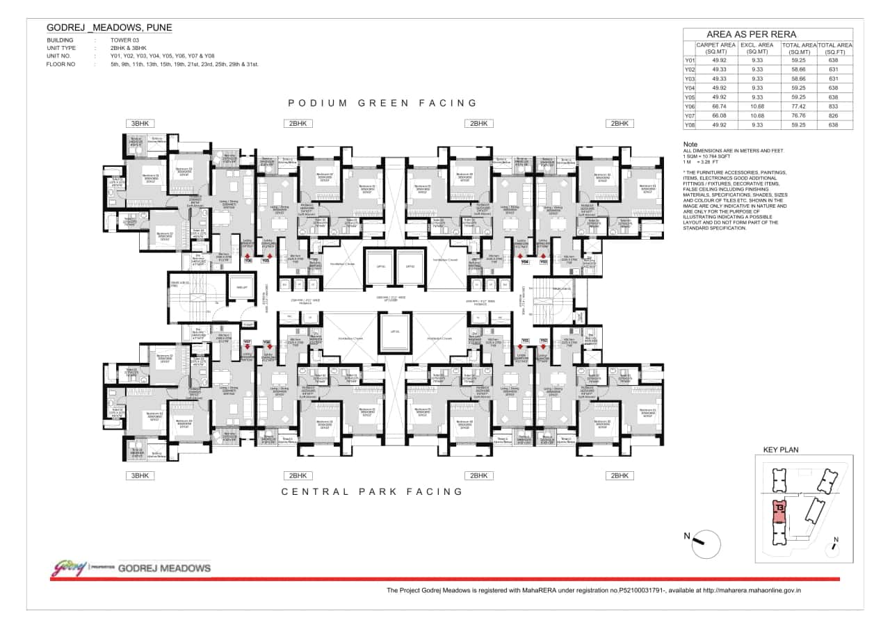 Godrej Meadows Floor plan 1