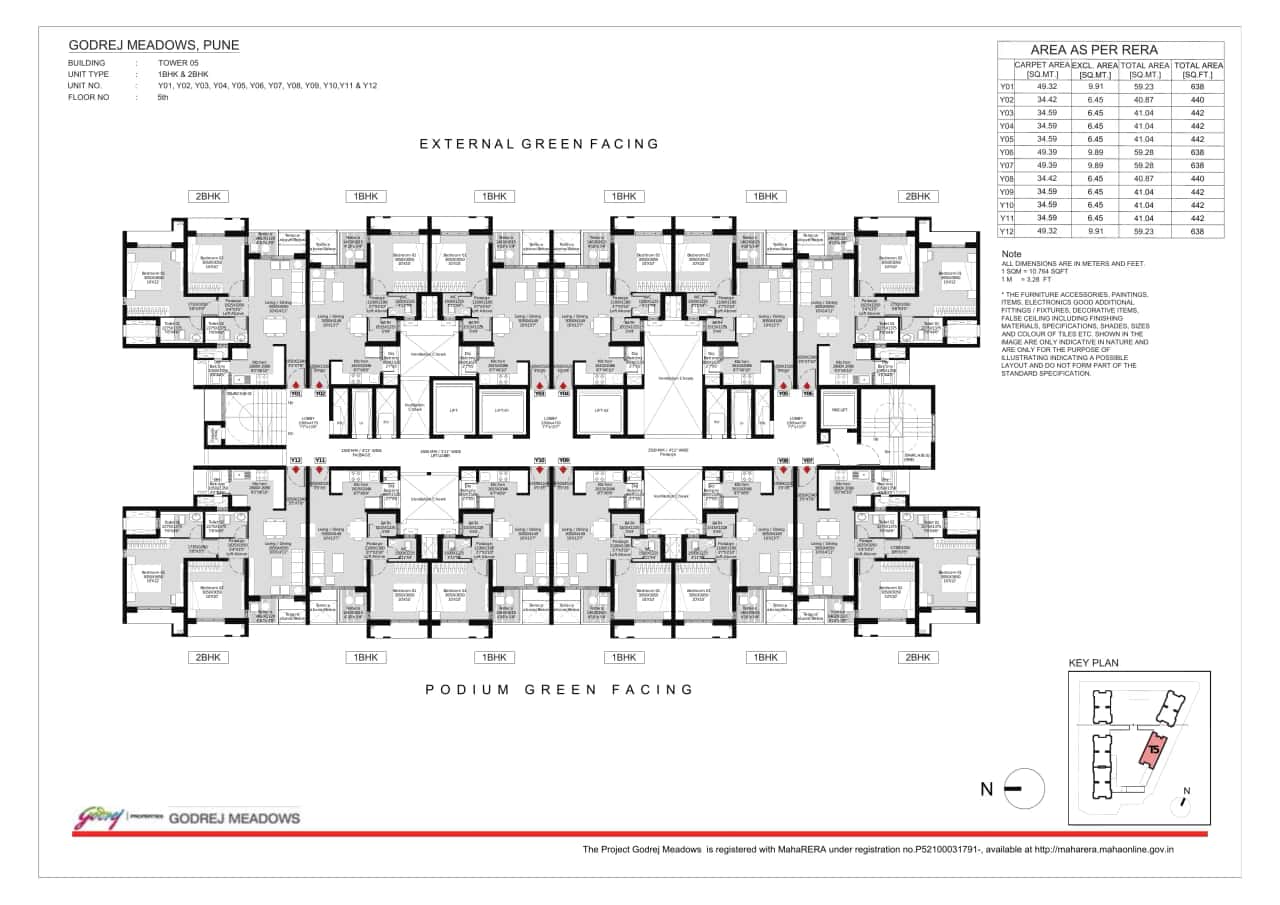 Godrej Meadows Floor plan 4