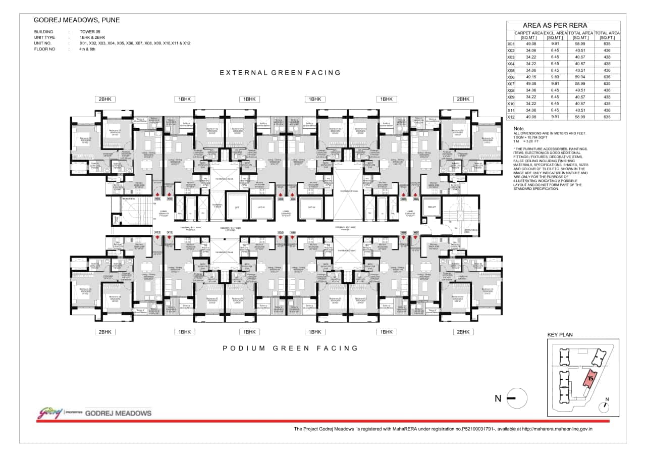 Godrej Meadows Floor plan 6