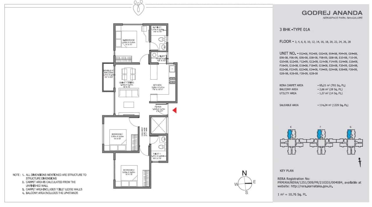Godrej Ananda Phase 2 Floor Plan