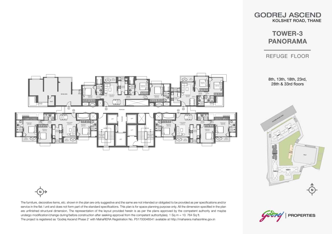 Godrej Ascend Floor plan 1