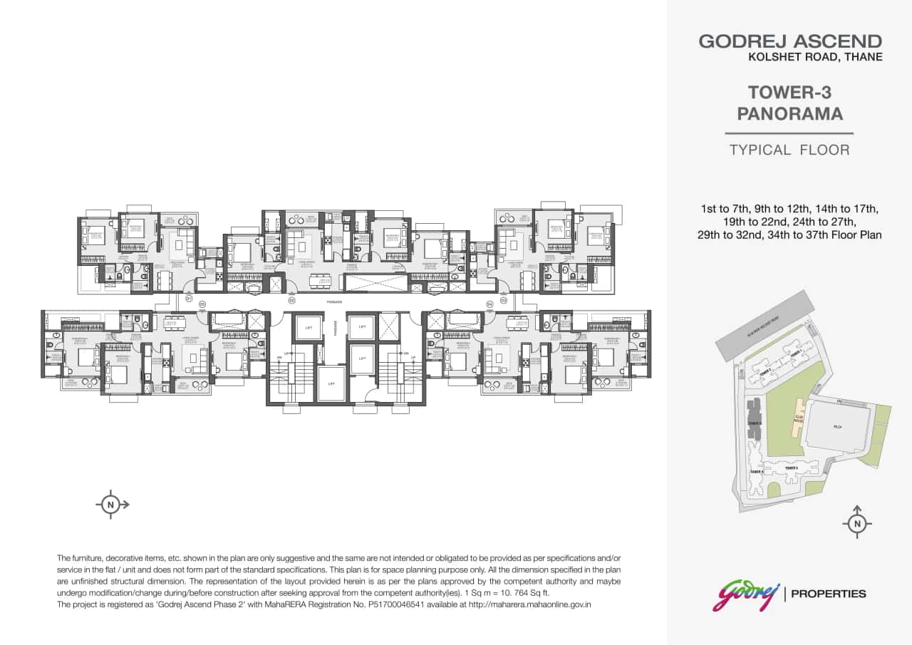 Godrej Ascend Floor plan 2