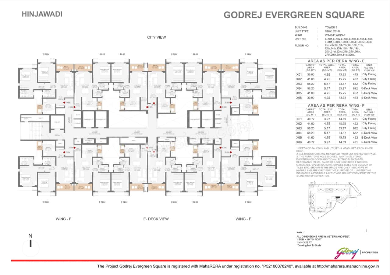 Godrej Evergreen Square Floor plan 2