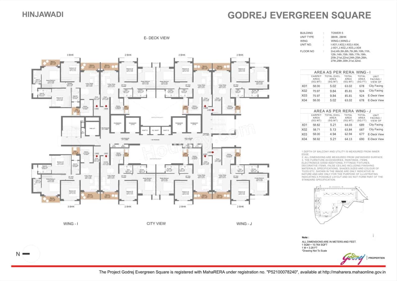 Godrej Evergreen Square Floor plan 3