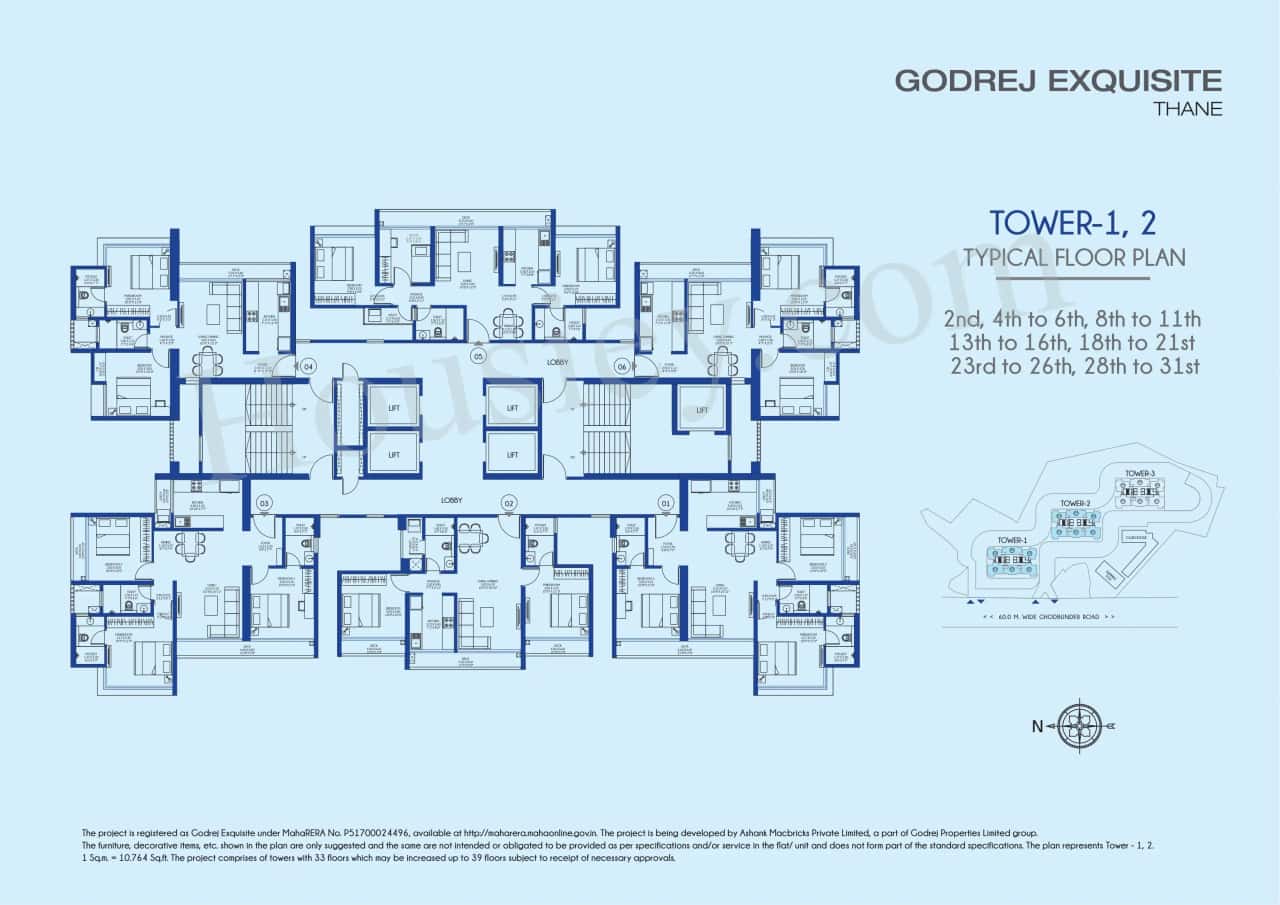Godrej Exquisite Floor plan 1