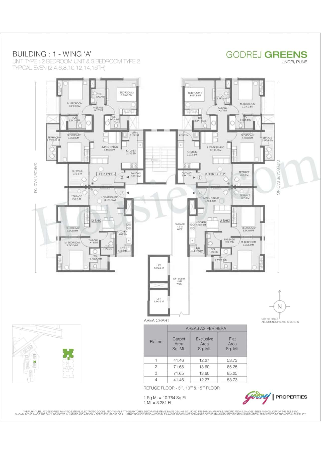 Godrej Greens Floor plan 1