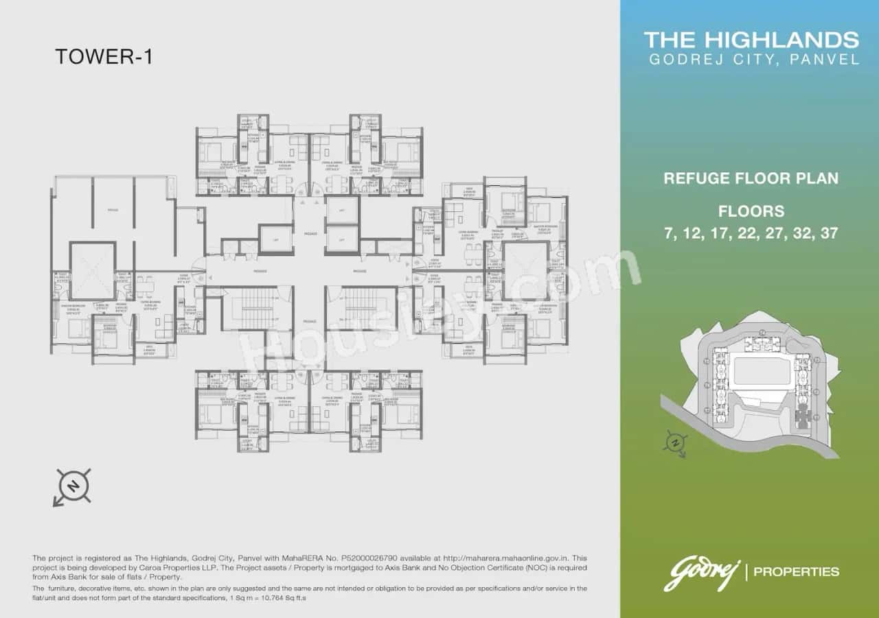 Godrej Highlands Floor plan 3