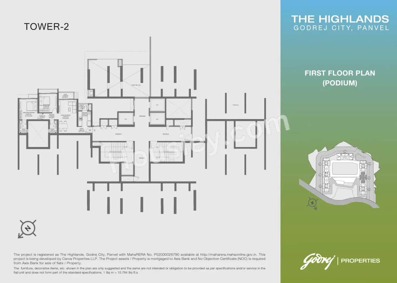Godrej Highlands Floor plan 5