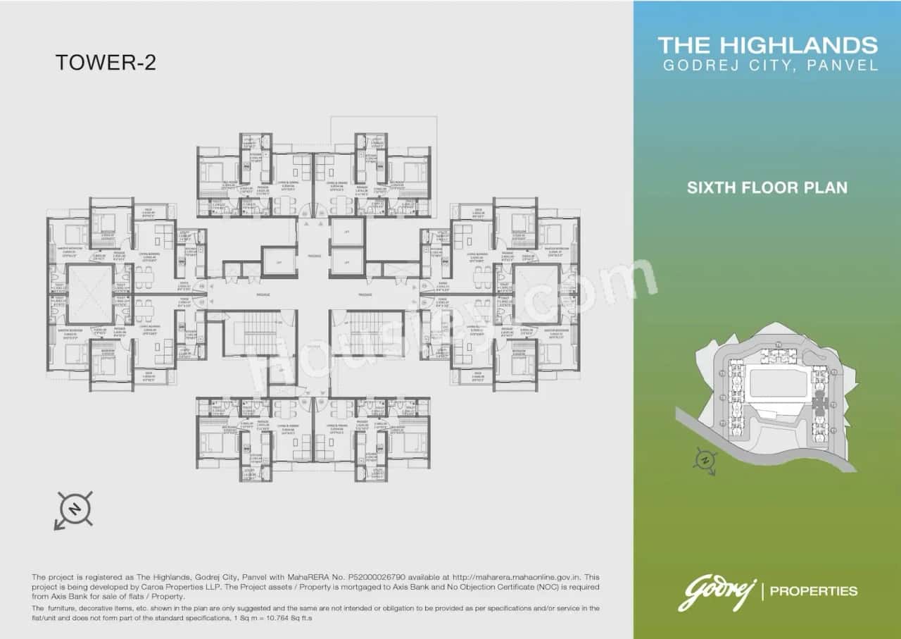 Godrej Highlands Floor plan 6