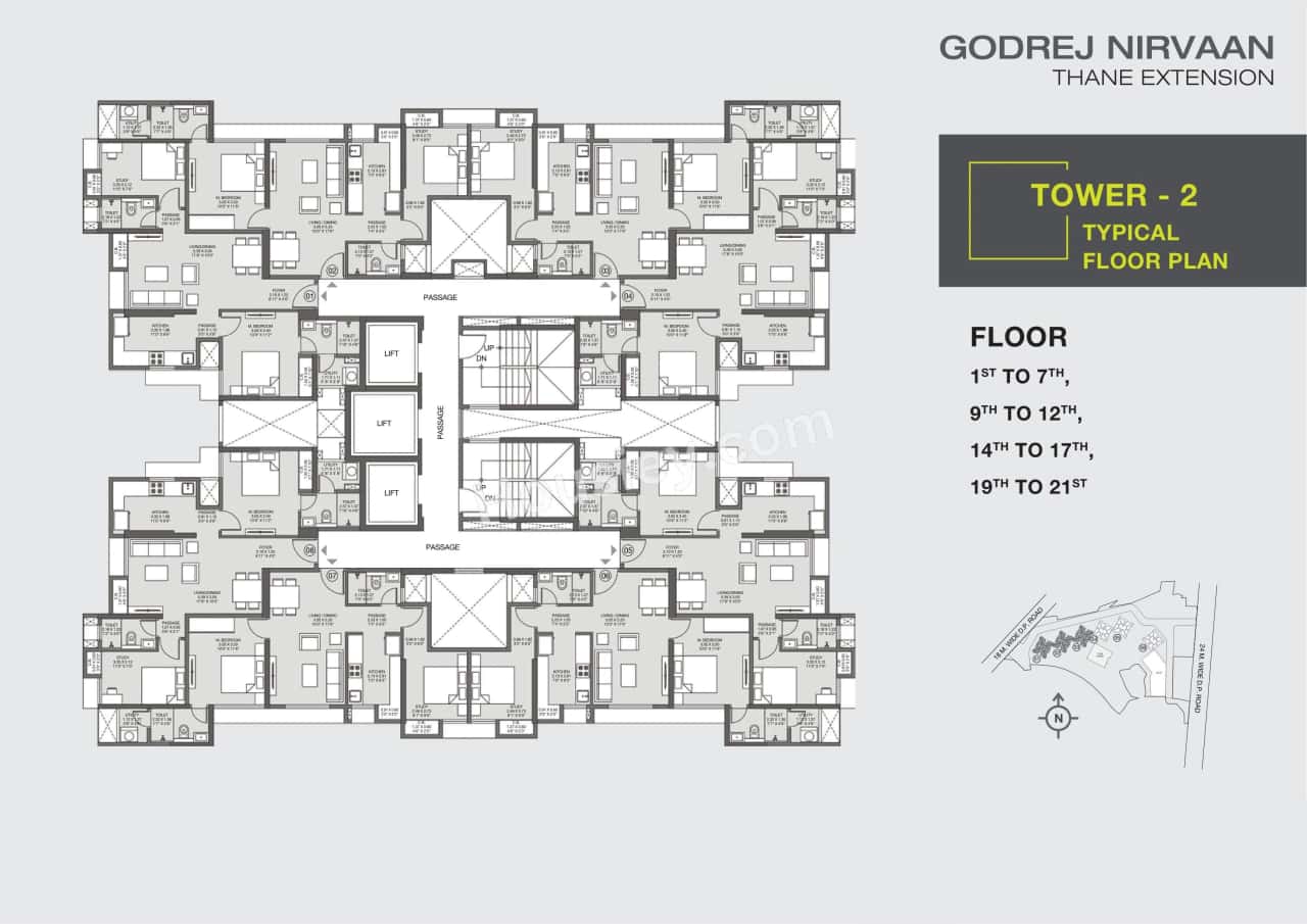 Godrej Nirvaan Floor plan 4