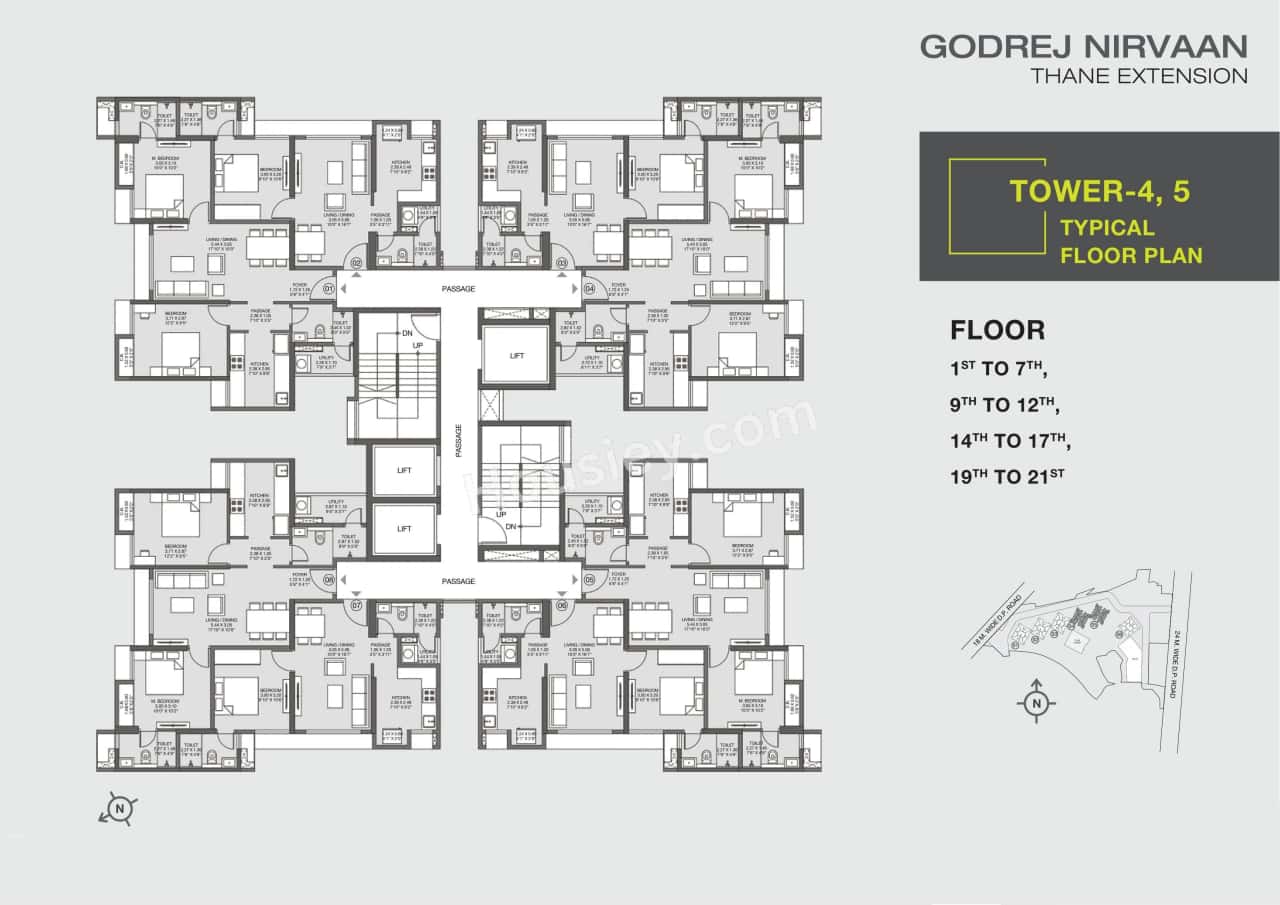 Godrej Nirvaan Floor plan 6