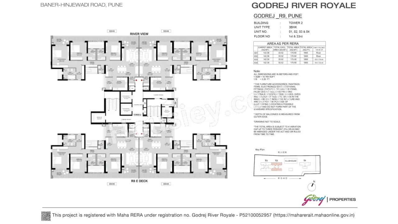 Godrej River Royale Floor plan 1