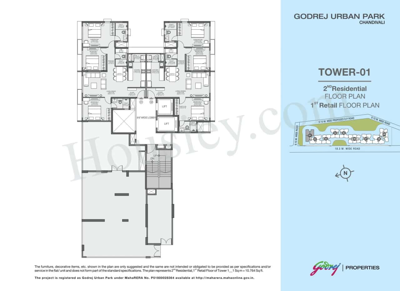 Godrej Urban Park Floor plan 1