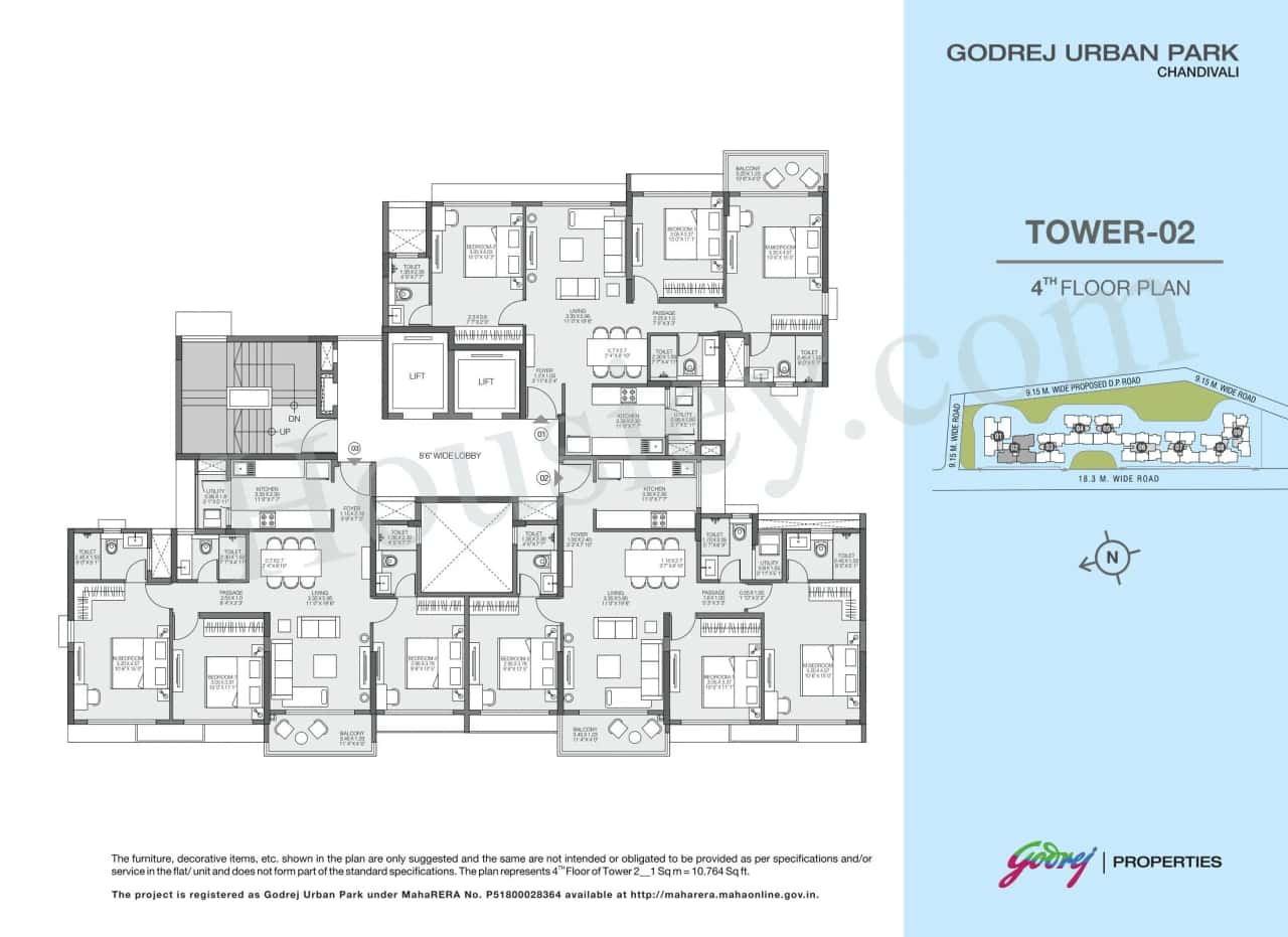 Godrej Urban Park Floor plan 3
