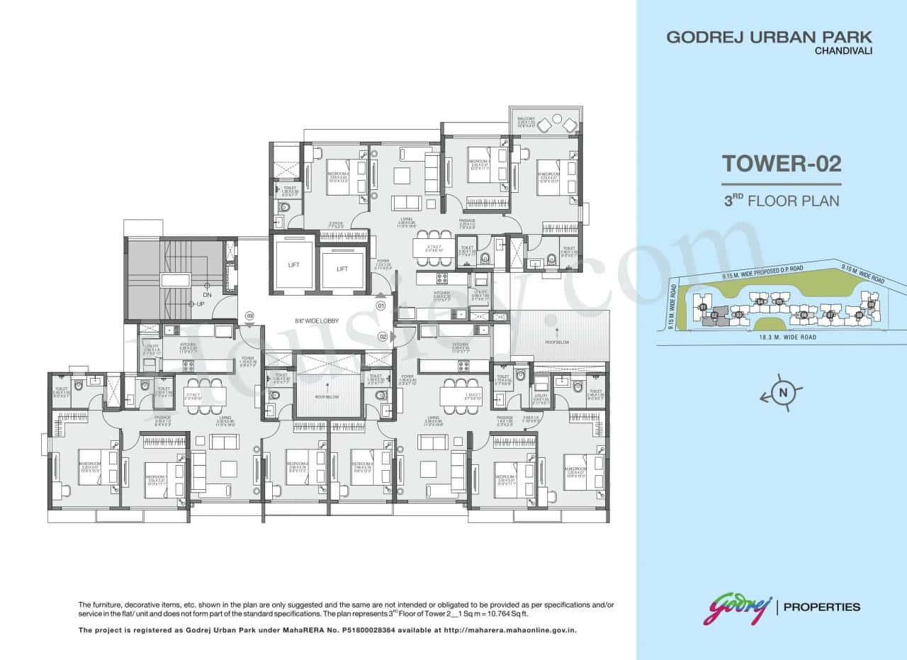 Godrej Urban Park Floor plan 4