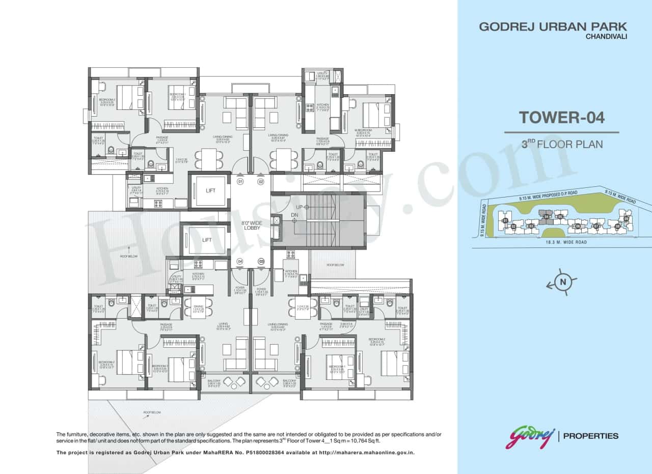 Godrej Urban Park Floor plan 8