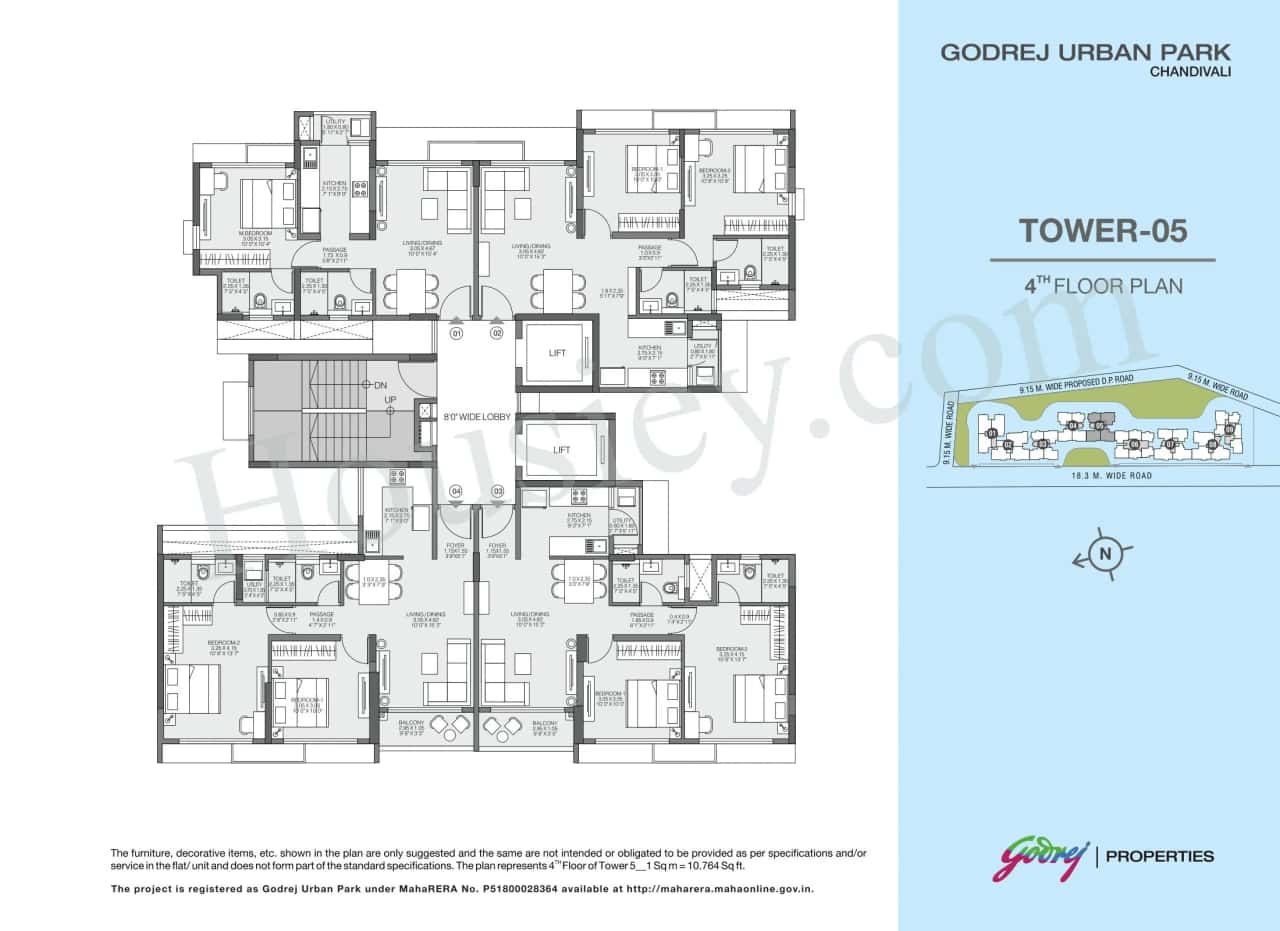 Godrej Urban Park Floor plan 9
