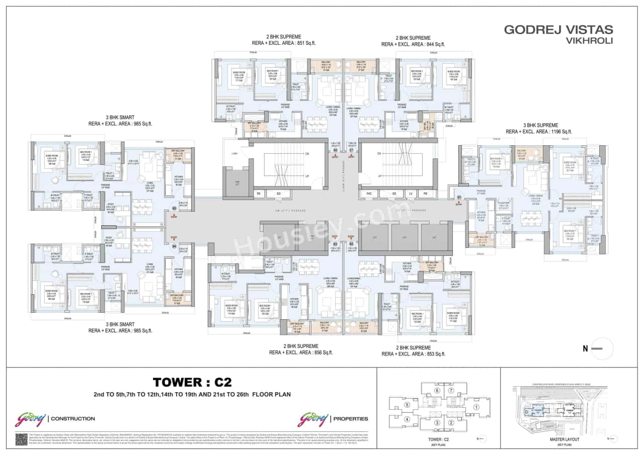 Godrej Vistas Floor plan 1