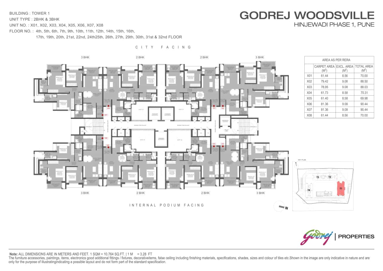 Godrej Woodsville Floor plan 1