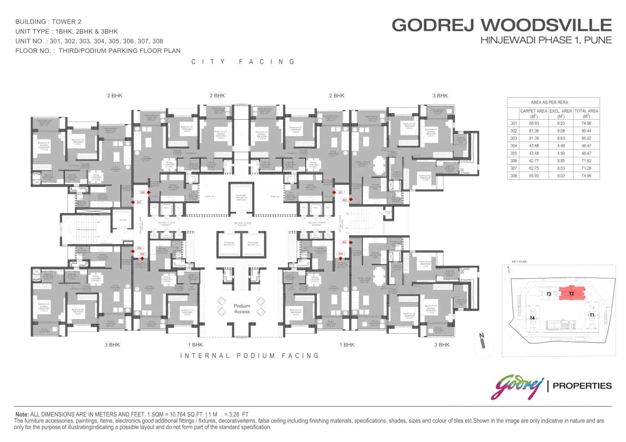 Godrej Woodsville Floor plan 3