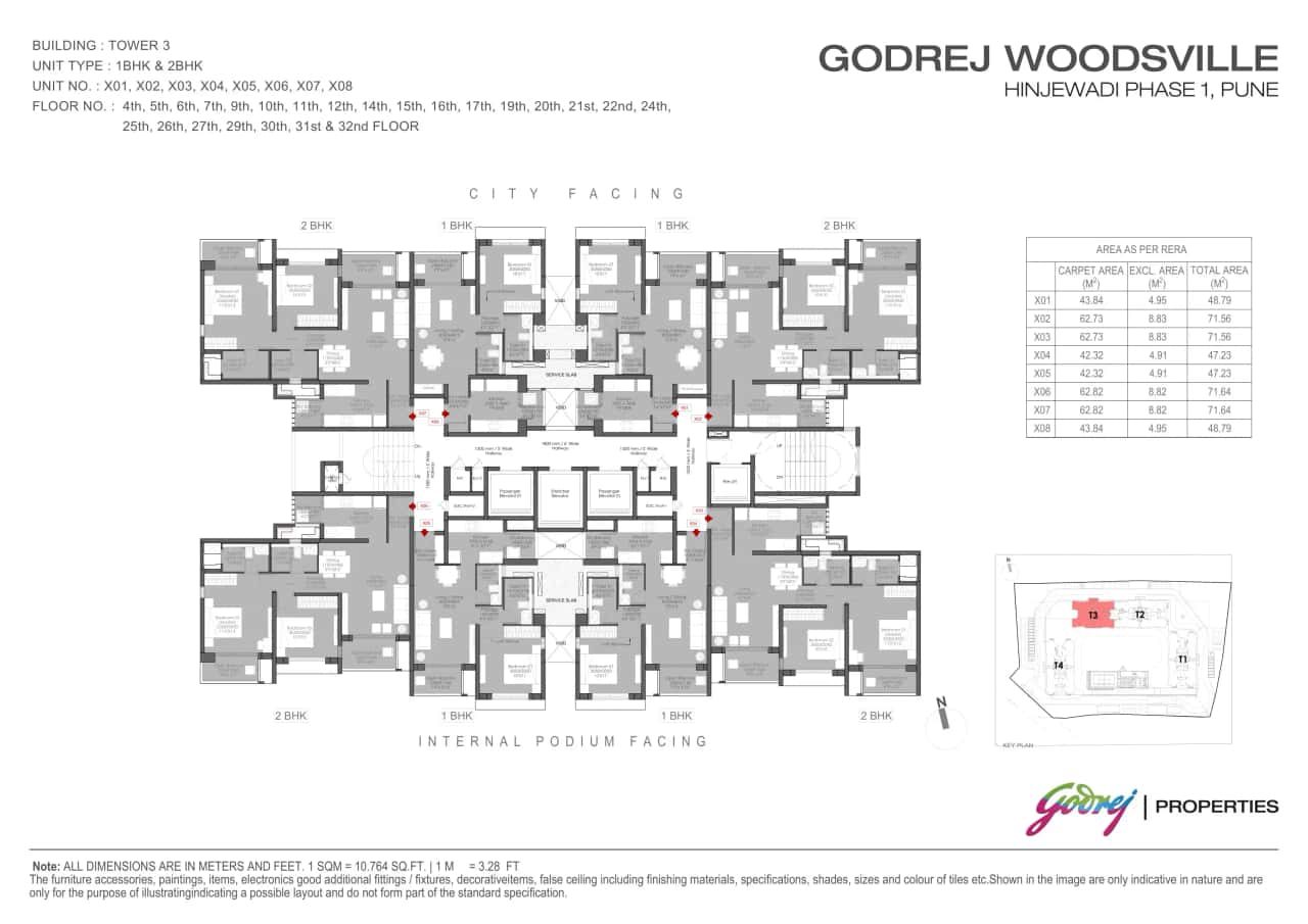 Godrej Woodsville Floor plan 4