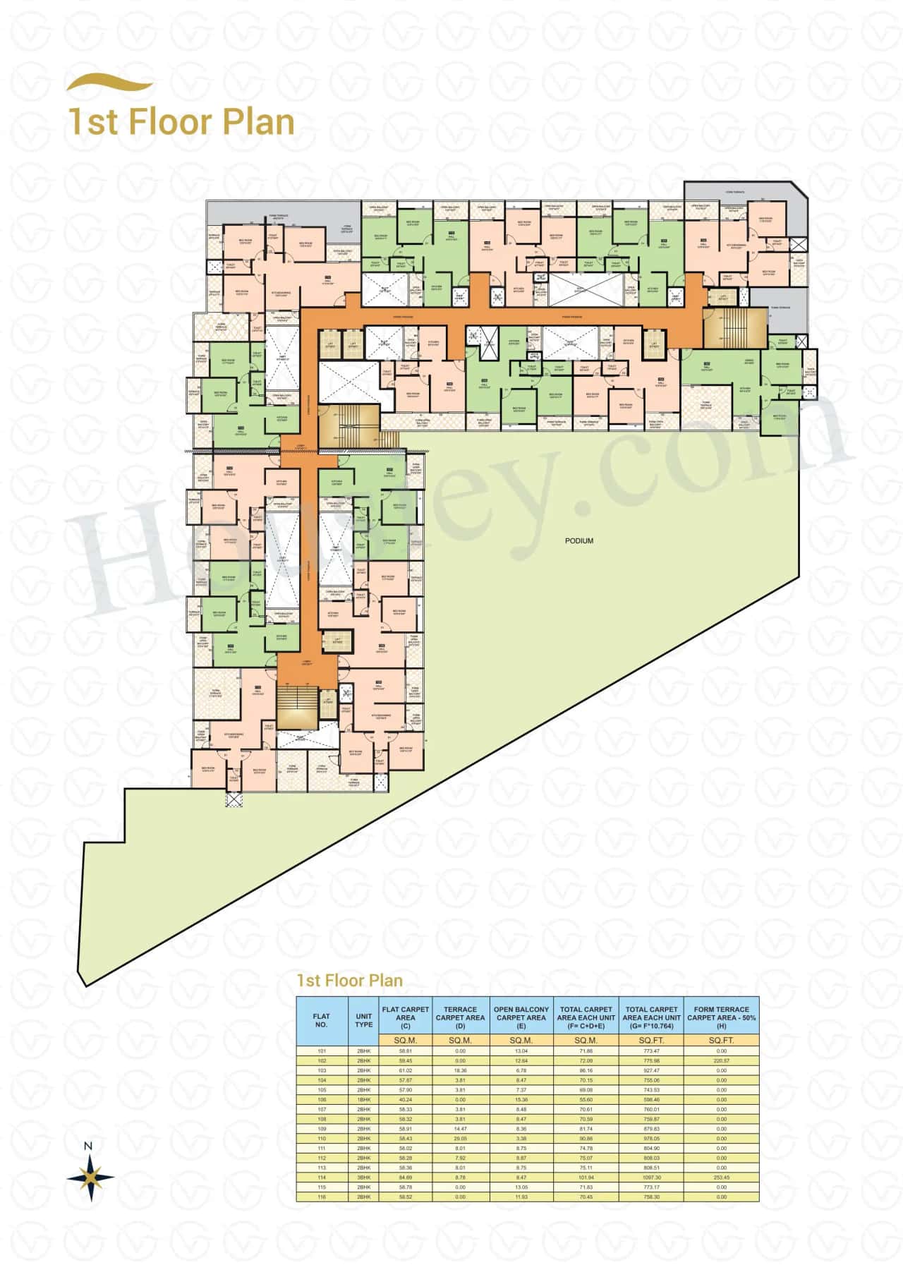 Golden Valley Floor plan 1
