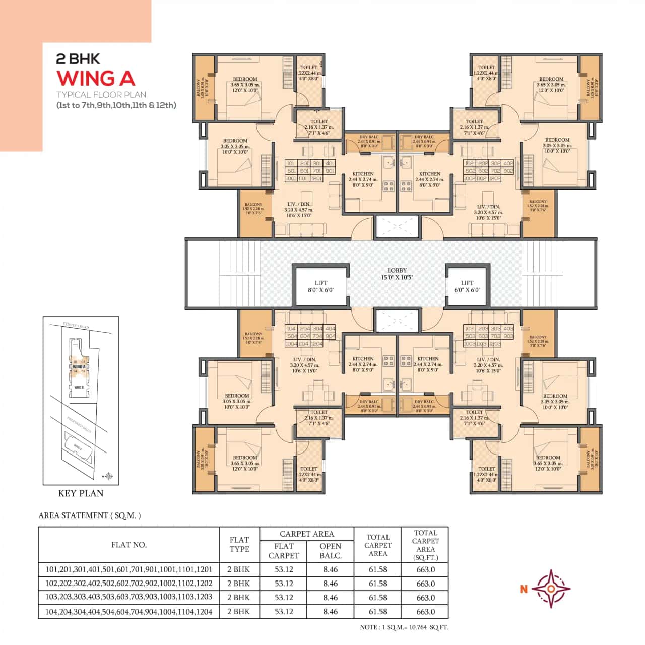 Goodwill Fabian Phase-II Floor plan 2