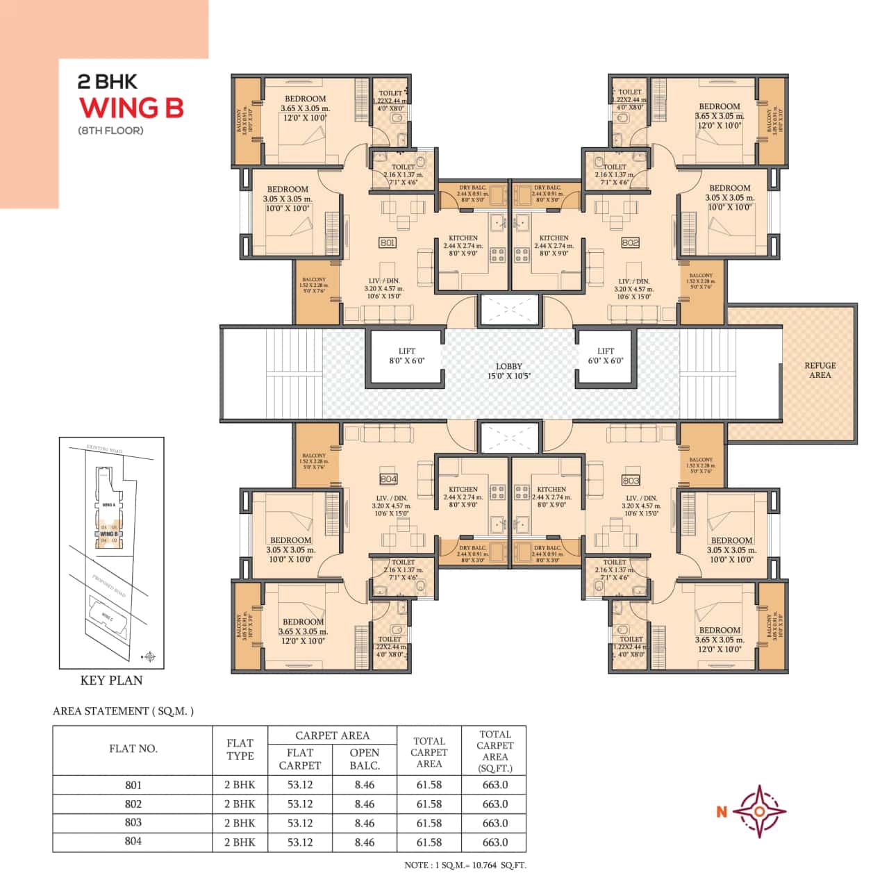 Goodwill Fabian Phase-II Floor plan 3