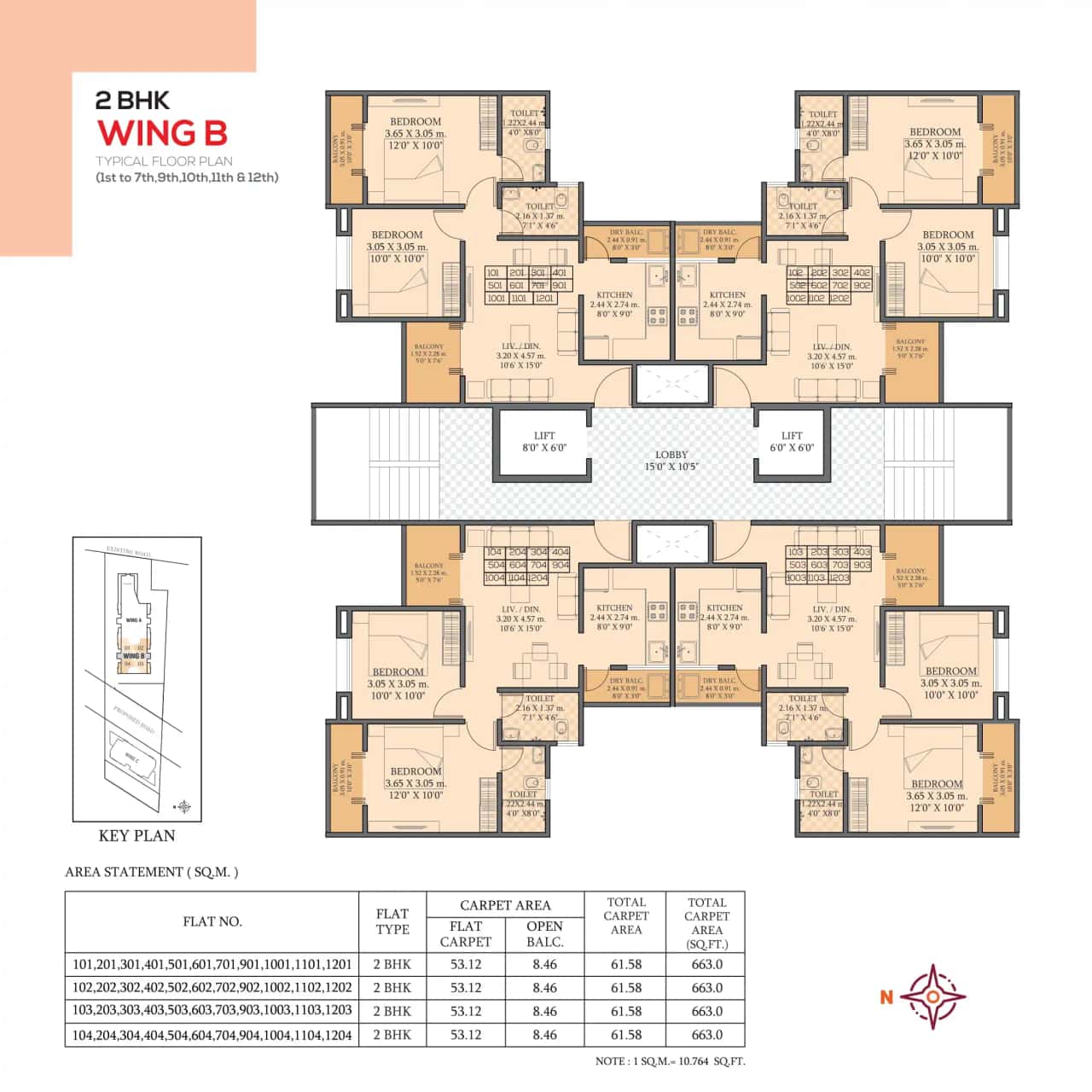 Goodwill Fabian Phase-II Floor plan 5