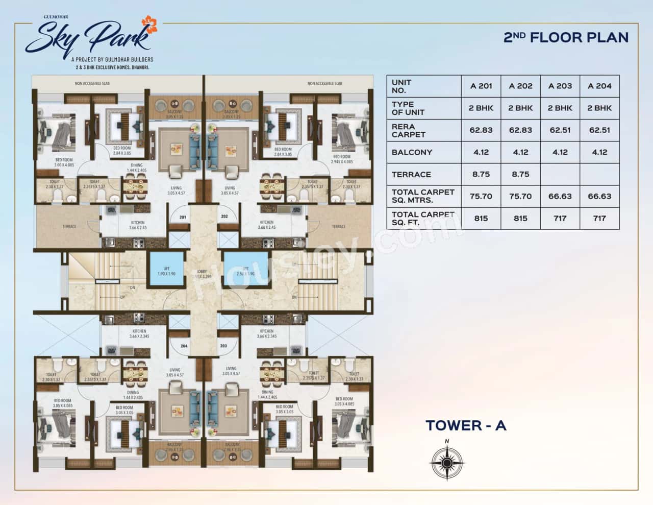 Gulmohar Sky Park Floor plan 4