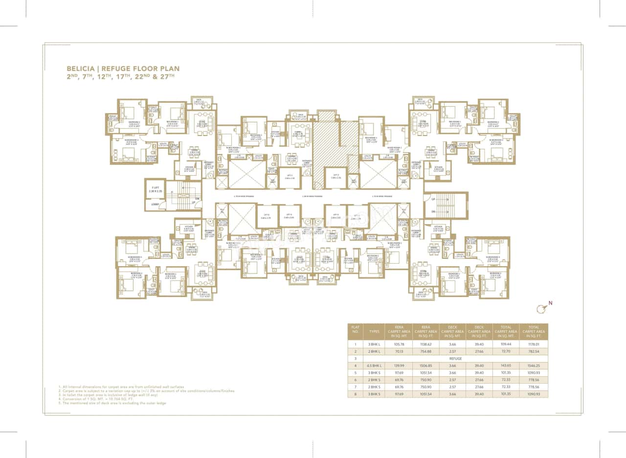 Hiranandani Belicia Floor plan 1