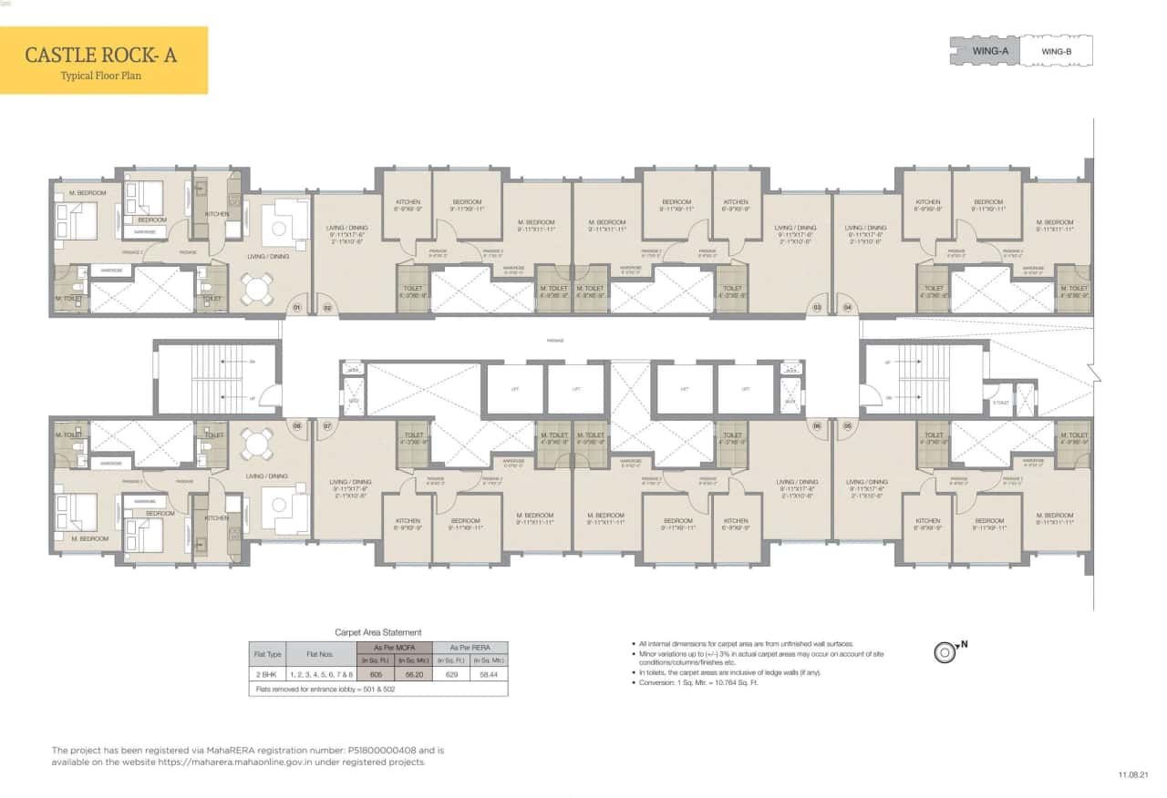 Hiranandani Castle Rock Floor plan 1